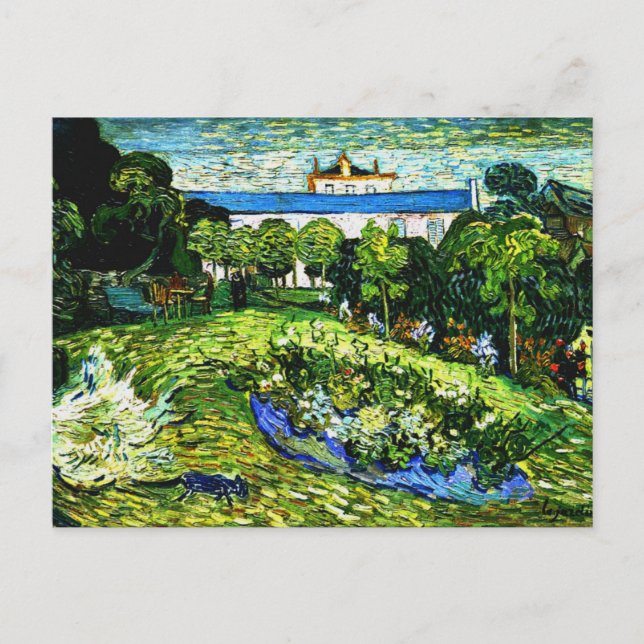 Vincent van Gogh, Daubignys Garden Vykort (Framsida)