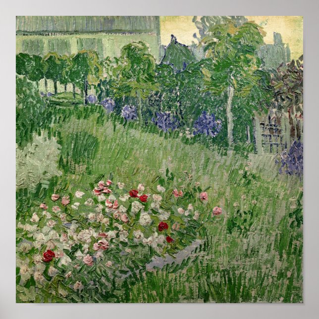 Vincent van Gogh | Daubignys trädgård, 1890 Poster (Framsidan)