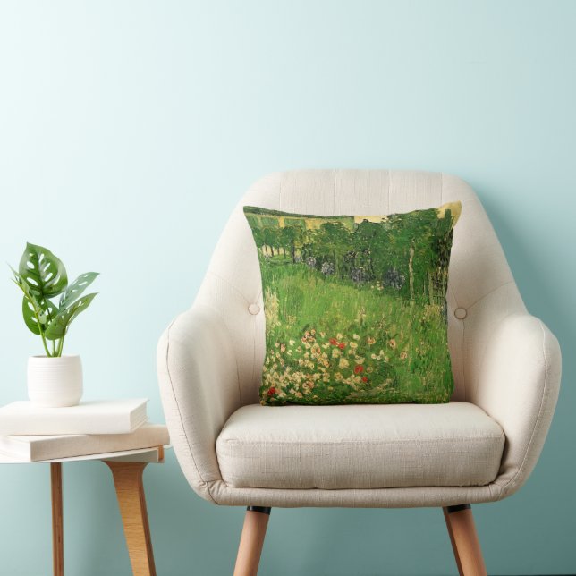 Vincent van Gogh - Daubignys trädgård Kudde (Stol)