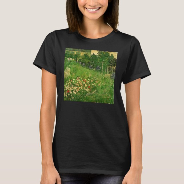 Vincent van Gogh - Daubignys trädgård Tee Shirt (Framsida)
