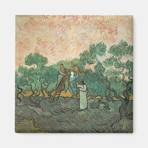 Vincent Van Gogh de olivgröna pickersna som Är Magnet