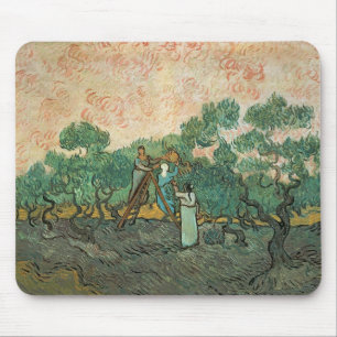 Vincent Van Gogh de olivgröna pickersna som Är Musmatta
