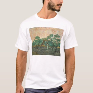 Vincent Van Gogh de olivgröna pickersna som Är T-shirt