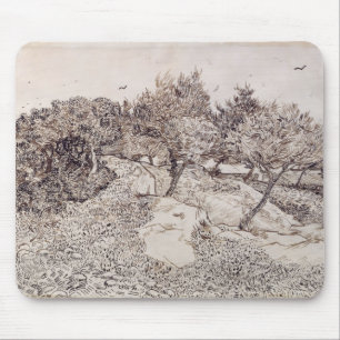 Vincent Van Gogh de olivgröna träden Musmatta