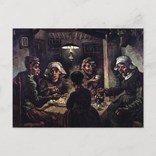 Vincent Van Gogh - De potatisätarna Finkonst Vykort