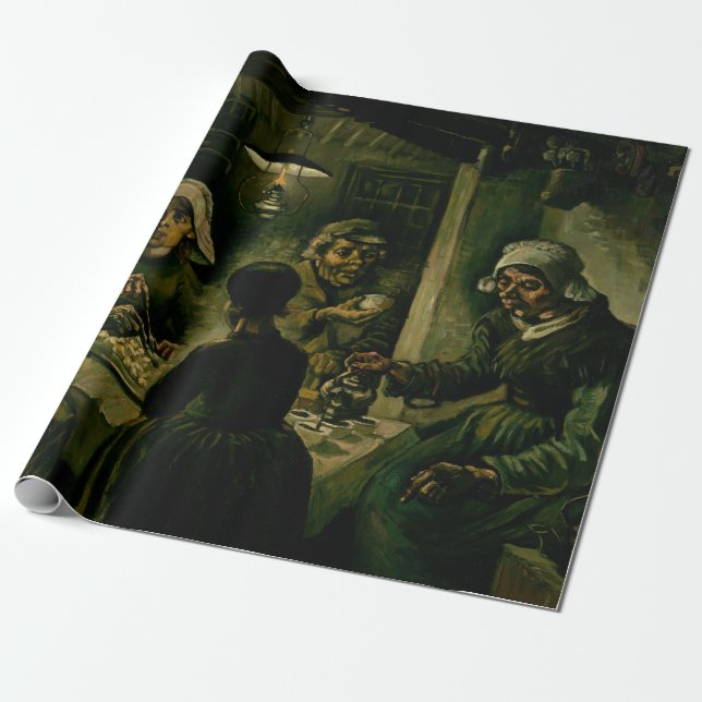 Vincent van Gogh - De Potatiskonsumenterna Presentpapper (Utrullad)