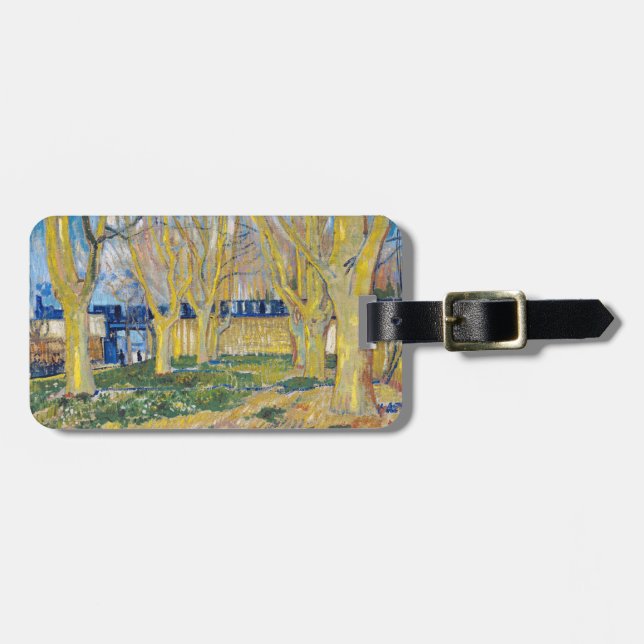 Vincent van Gogh - Den blåa tåget Bagagebricka (Horisontell Framsida)