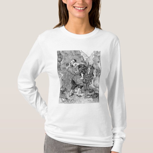 Vincent Van Gogh | den bra barnsamariten T-shirt (Framsida)