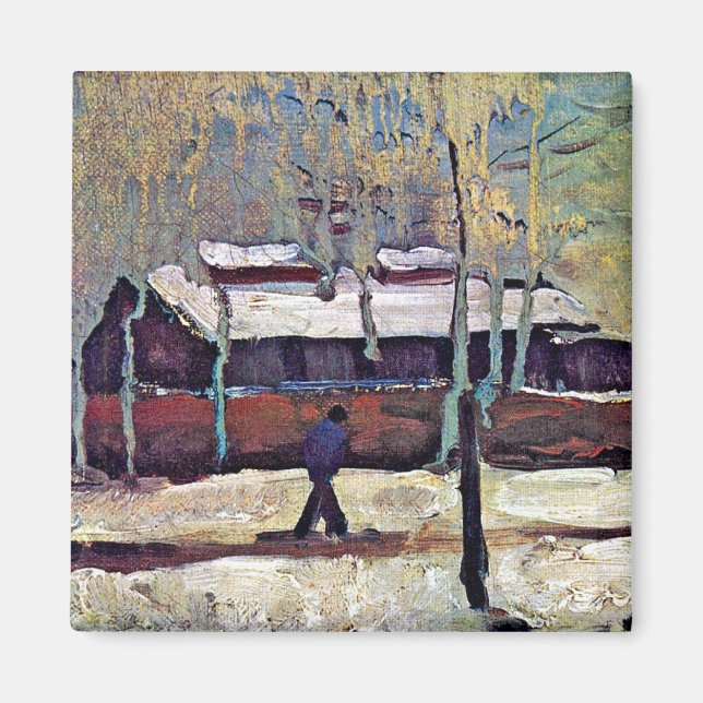 Vincent Van Gogh - Den gamla järnvägsstationen i E Magnet (Framsidan)
