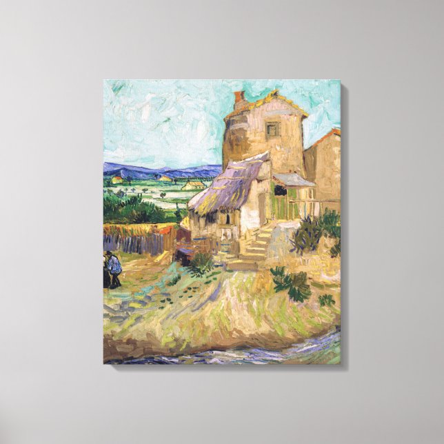 Vincent van Gogh - Den gamla kvarnen Canvastryck (Framsida)