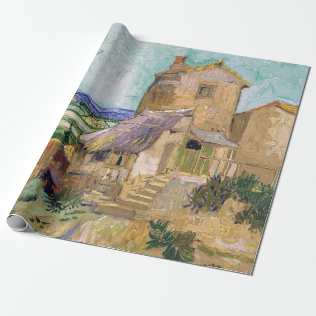 Vincent van Gogh - Den Gamla Kvarnen Presentpapper (Utrullad)