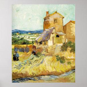 Vincent Van Gogh - den gamla Mill Poster