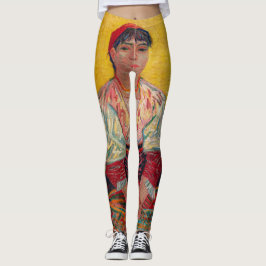 Vincent Van Gogh - den italienska kvinnan Leggings