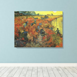 Vincent van Gogh - Den röda vingården Canvastryck