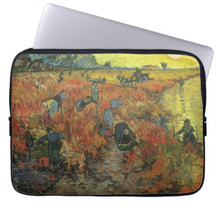 Vincent van Gogh - Den röda vingården Laptop Sleeve