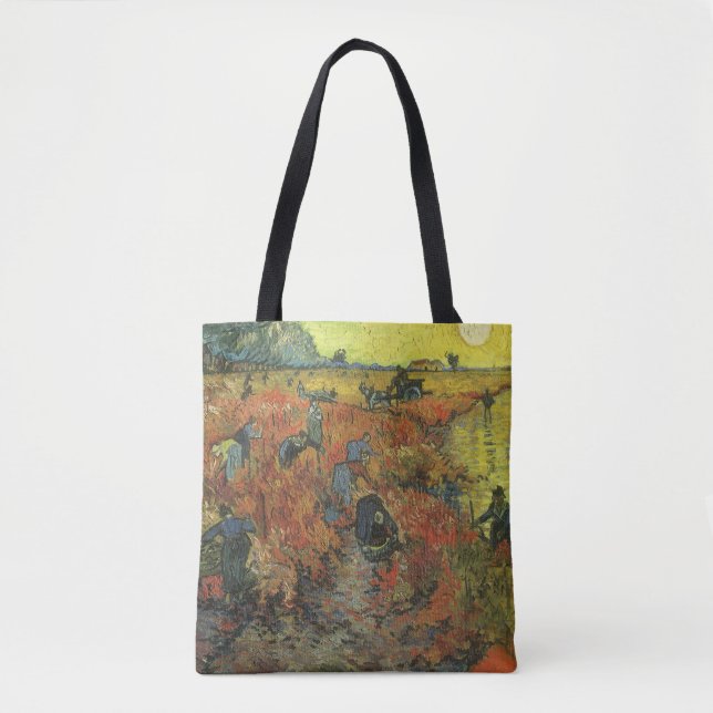 Vincent van Gogh - Den röda vingården Tygkasse (Framsida)