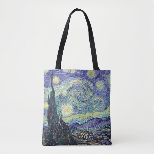 Vincent Van Gogh/ Den stjärnbestrålade natten     Tygkasse (Framsida)