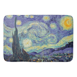 Vincent Van Gogh/ Den stjärnbeströdda natten Badrumsmatta