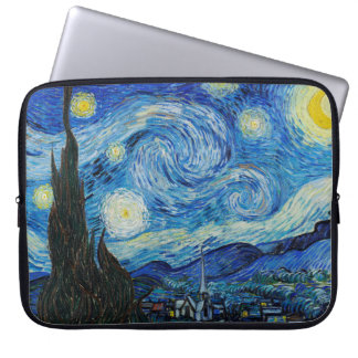 Vincent van Gogh - Den stjärnbeströdda natten Laptop Fodral