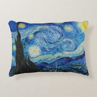 Vincent van Gogh - Den stjärnbeströdda natten Prydnadskudde
