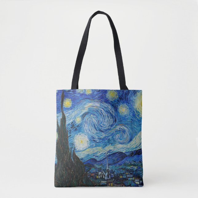 Vincent van Gogh - Den stjärnbeströdda natten Tygkasse (Framsida)