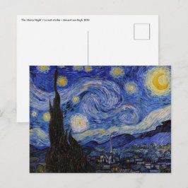 Vincent Van Gogh - Den stjärnbeströdda natten Vykort