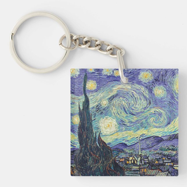 Vincent Van Gogh Den Stjärnklara Natten  (Framsidan)