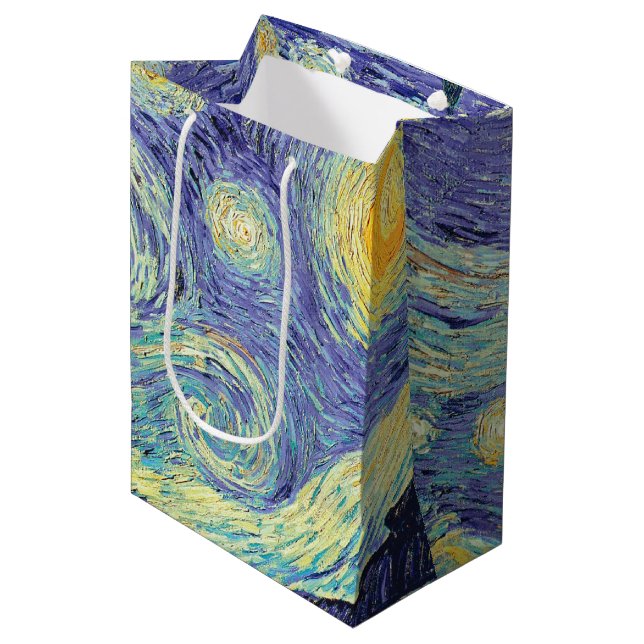 Vincent Van Gogh Den Stjärnklara Natten   (Framsidan Vinklad)