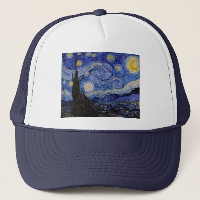 Vincent Van Gogh - Den stjärnklara natten Keps (Framsida)