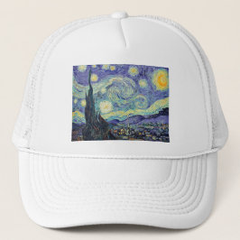 Vincent Van Gogh Den Stjärnklara Natten Keps