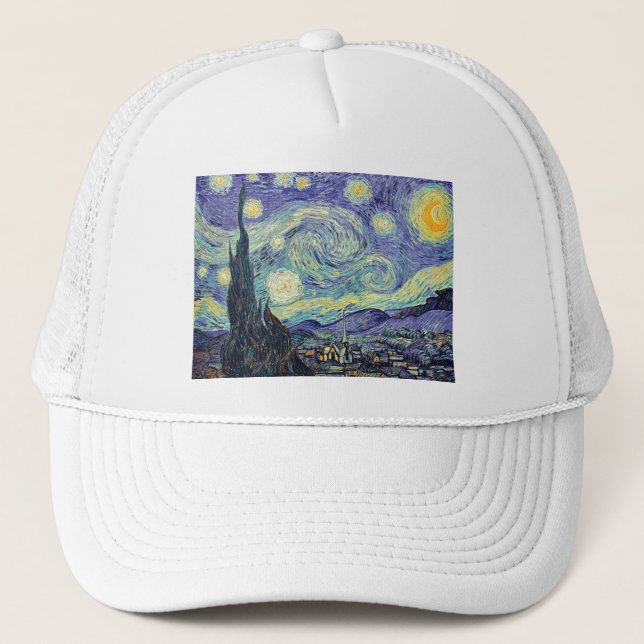 Vincent Van Gogh Den Stjärnklara Natten   Keps (Framsida)