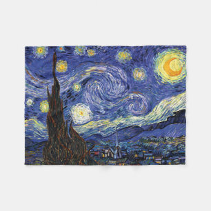Vincent Van Gogh - Den stjärnklara natten Konstver Fleecefilt