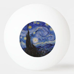 Vincent Van Gogh - Den stjärnklara natten Pingisboll