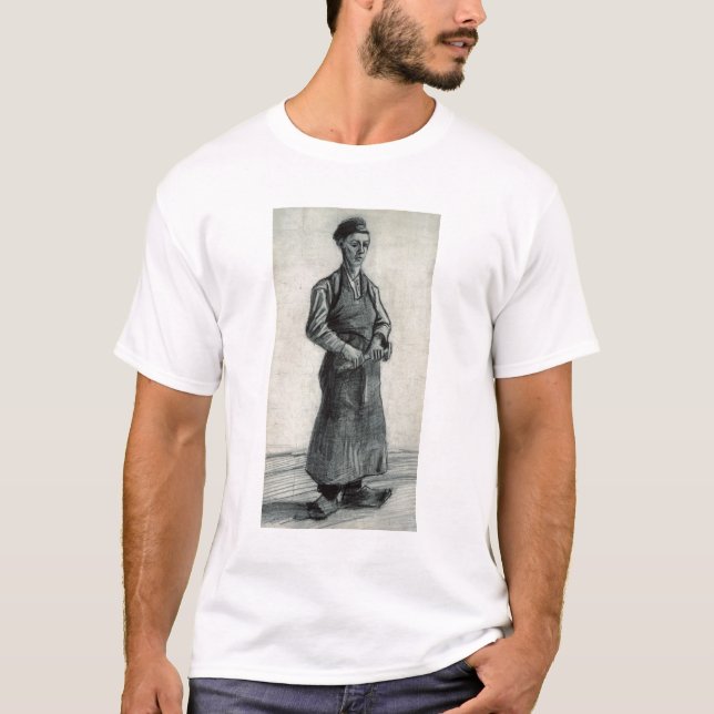 Vincent Van Gogh | den unga hovslagaren, 1882 T-shirt (Framsida)