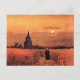 Vincent Van Gogh - Det gamla tornet på fälten Vykort