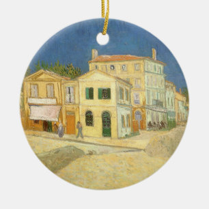 Vincent van Gogh - Det gula huset (gatan) Julgransprydnad Keramik