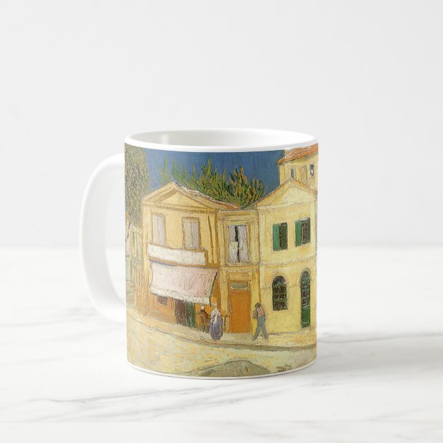 Vincent van Gogh - Det gula huset (gatan) Kaffemugg (Framsida vänster)