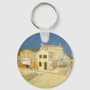Vincent van Gogh - Det gula huset (gatan) Nyckelring