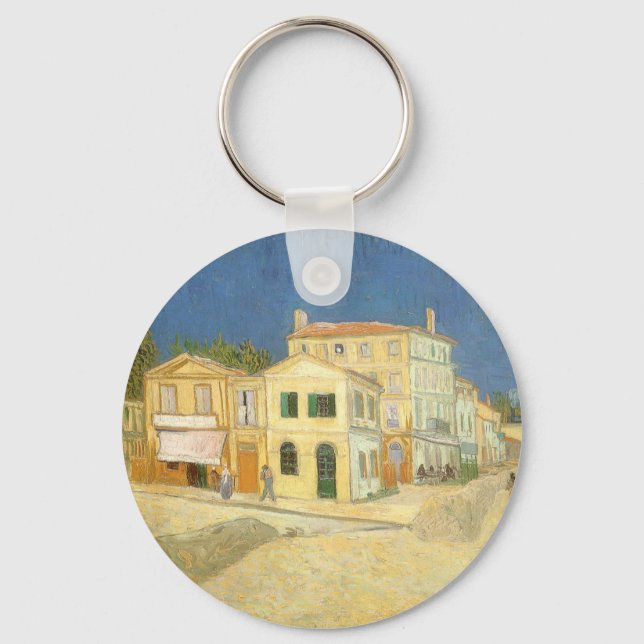 Vincent van Gogh - Det gula huset (gatan) Nyckelring (Framsida)