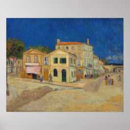 Vincent van Gogh - Det gula huset / Gatan Poster