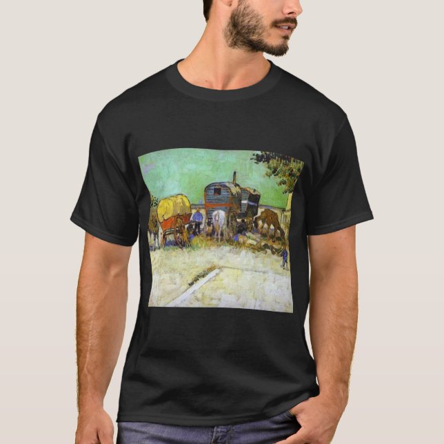 Vincent Van Gogh det zigenska lägret för husvagnar Tröja (Framsida)