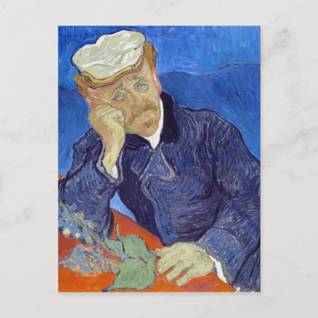 Vincent van Gogh Dr Paul Gachet Vykort (Framsida)