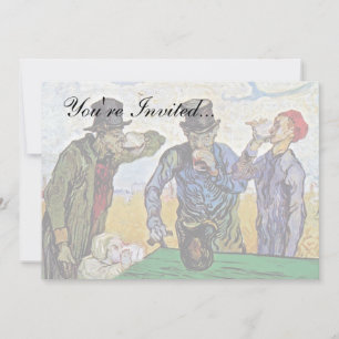 Vincent Van Gogh - Drickare - Finkonst Inbjudningar