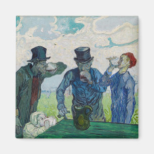 Vincent van Gogh - Drinkers, efter Daumier Magnet