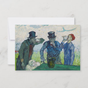 Vincent van Gogh - Drinkers, efter Daumier Tack Kort