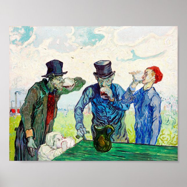 Vincent Van Gogh, Drinkers Fine Art Poster (Framsidan)