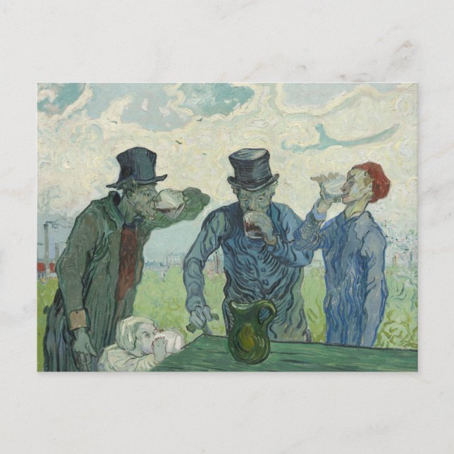 Vincent van Gogh - Drinkers Vykort (Framsida)