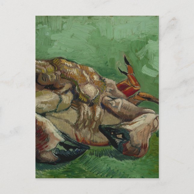 Vincent van Gogh - En krab på baksidan Vykort (Framsida)