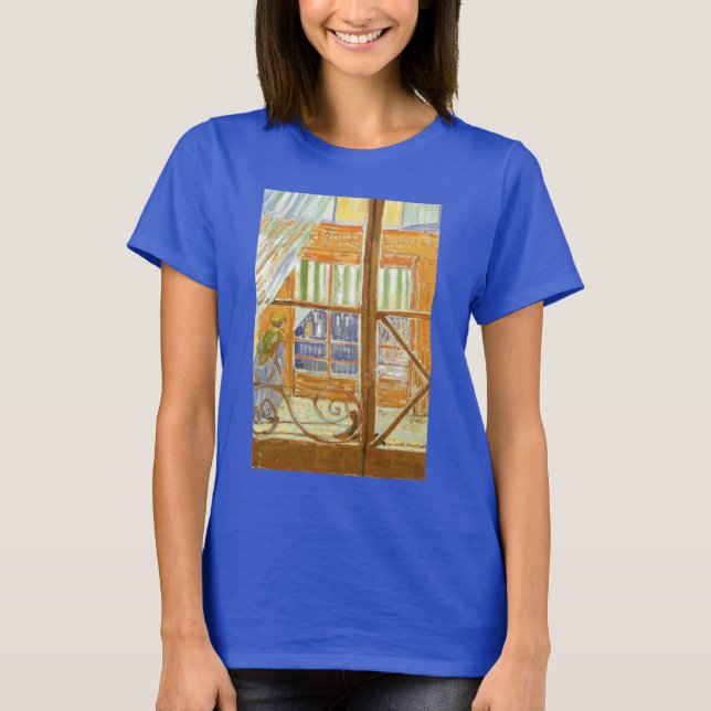 Vincent van Gogh - En slaktarbutiks fönsterutsmyck Tee Shirt (Framsida)