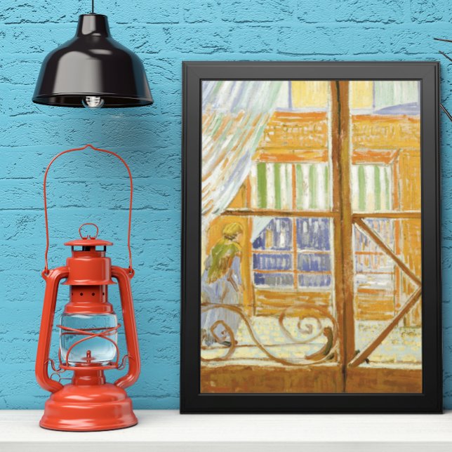 Vincent van Gogh - En slaktarbutiksfönster Poster (Skapare uppladdad)
